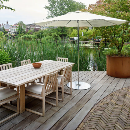 Ocean Master Classic Sonnenschirm achteckig Natur