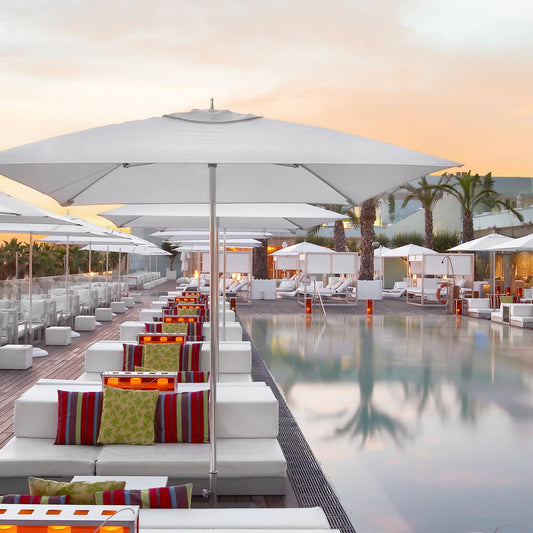 Ocean Master Classic Sonnenschirm quadratisch Natur