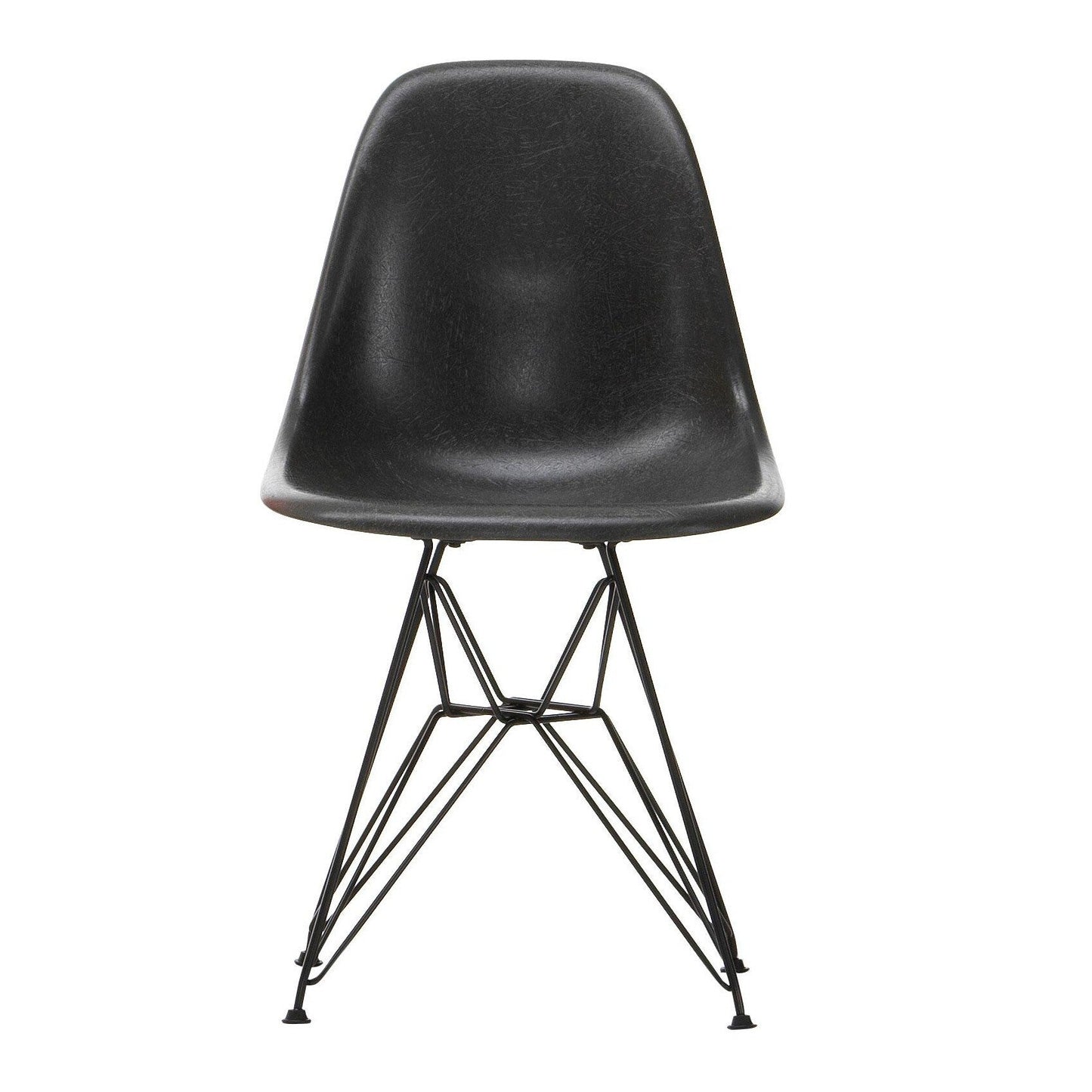 Eames Fiberglass Side Chair DSR schwarz Schwarz