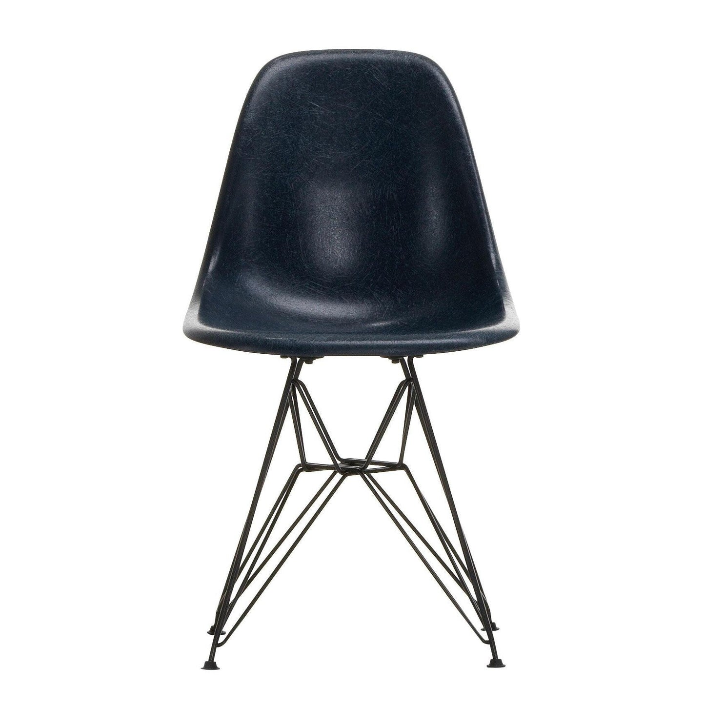 Eames Fiberglass Side Chair DSR schwarz Schwarz