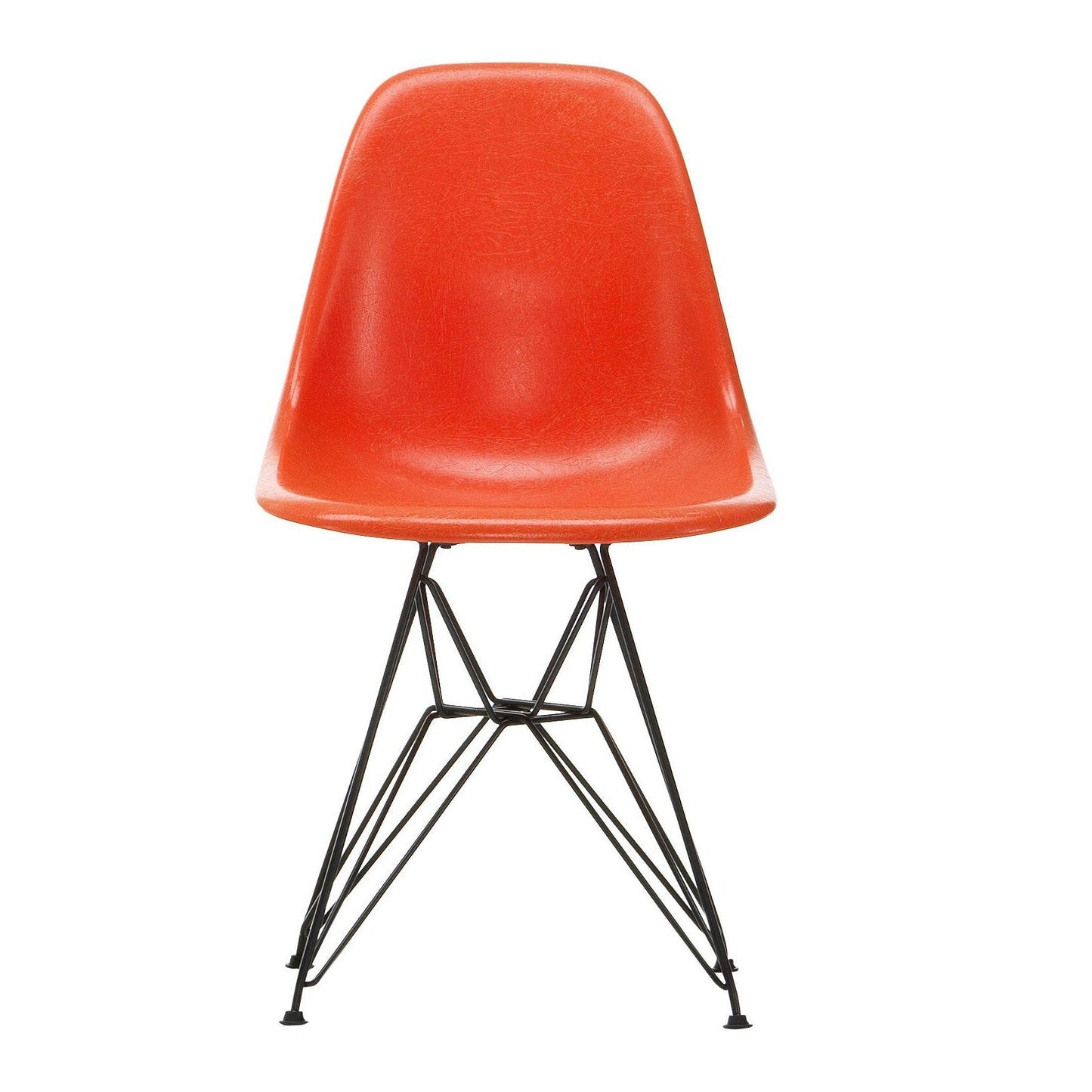 Eames Fiberglass Side Chair DSR schwarz Schwarz