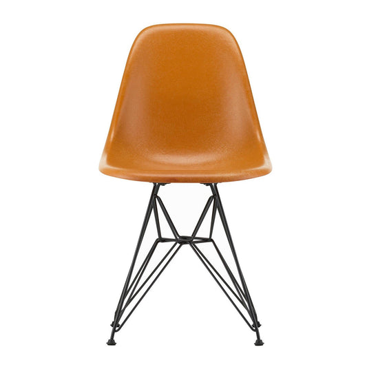 Eames Fiberglass Side Chair DSR schwarz Schwarz