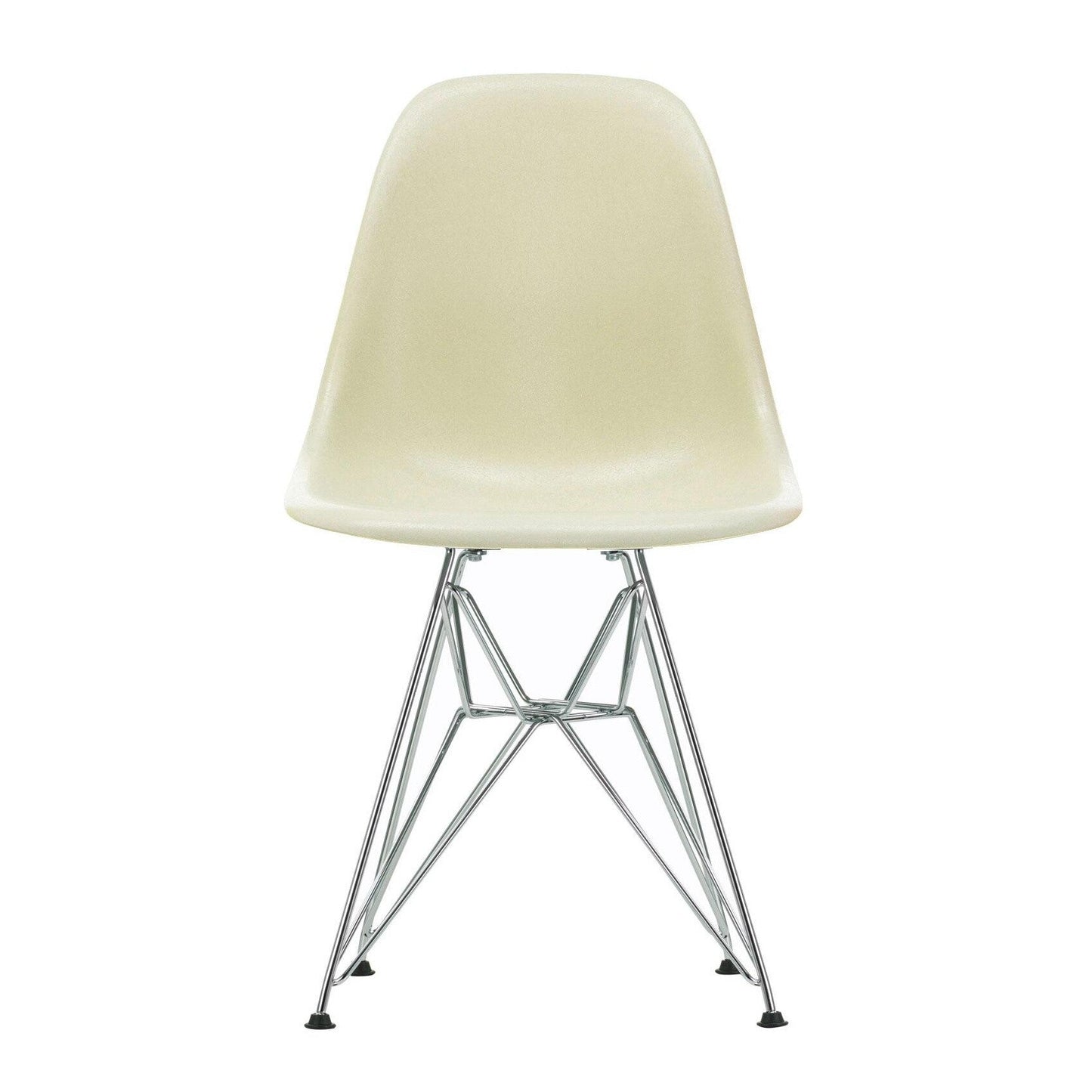 Eames Fiberglass Side Chair DSR verchromt
