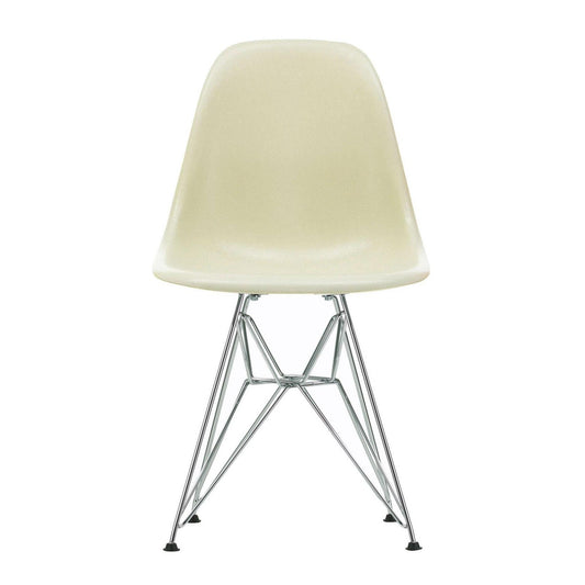 Eames Fiberglass Side Chair DSR verchromt