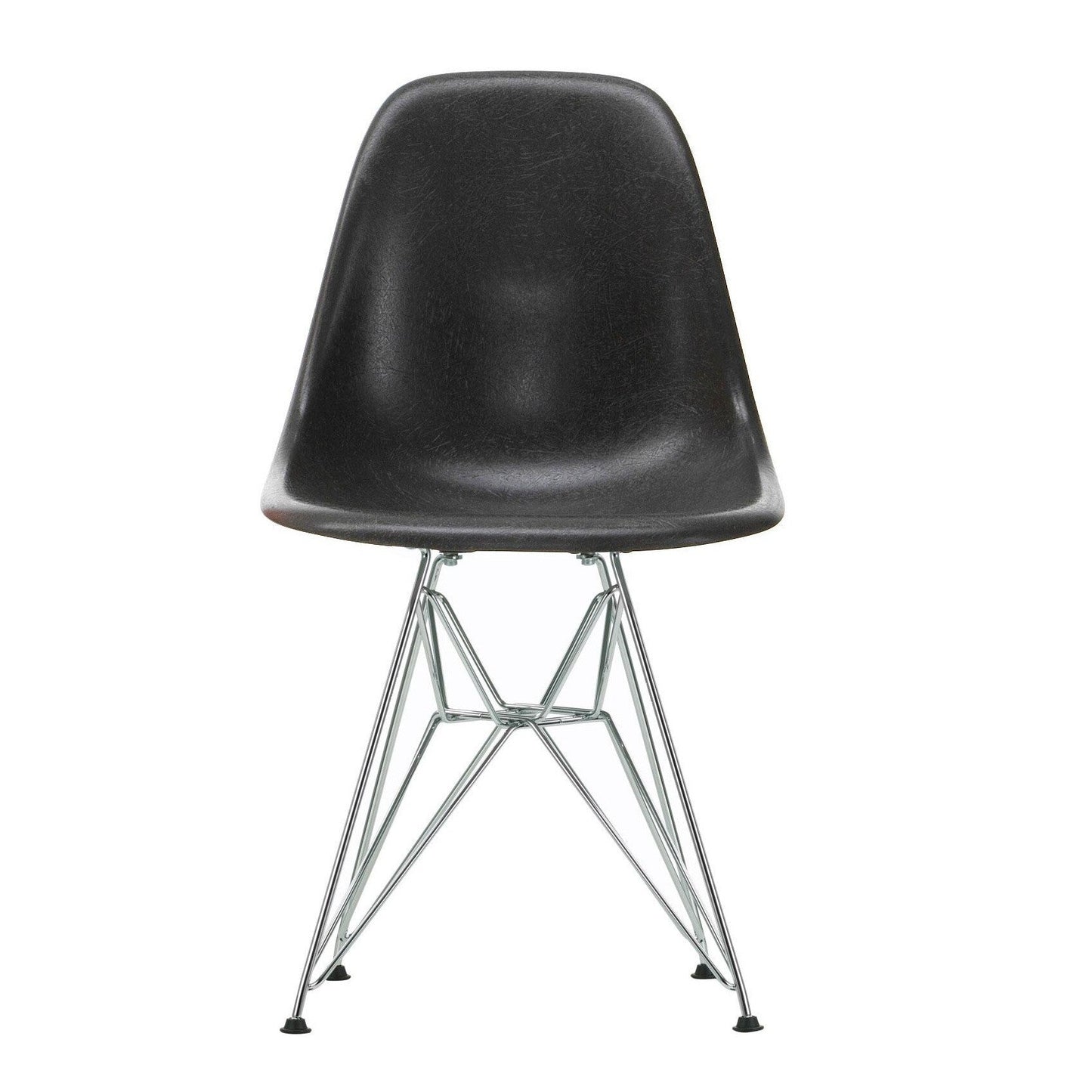 Eames Fiberglass Side Chair DSR verchromt