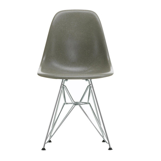 Eames Fiberglass Side Chair DSR verchromt