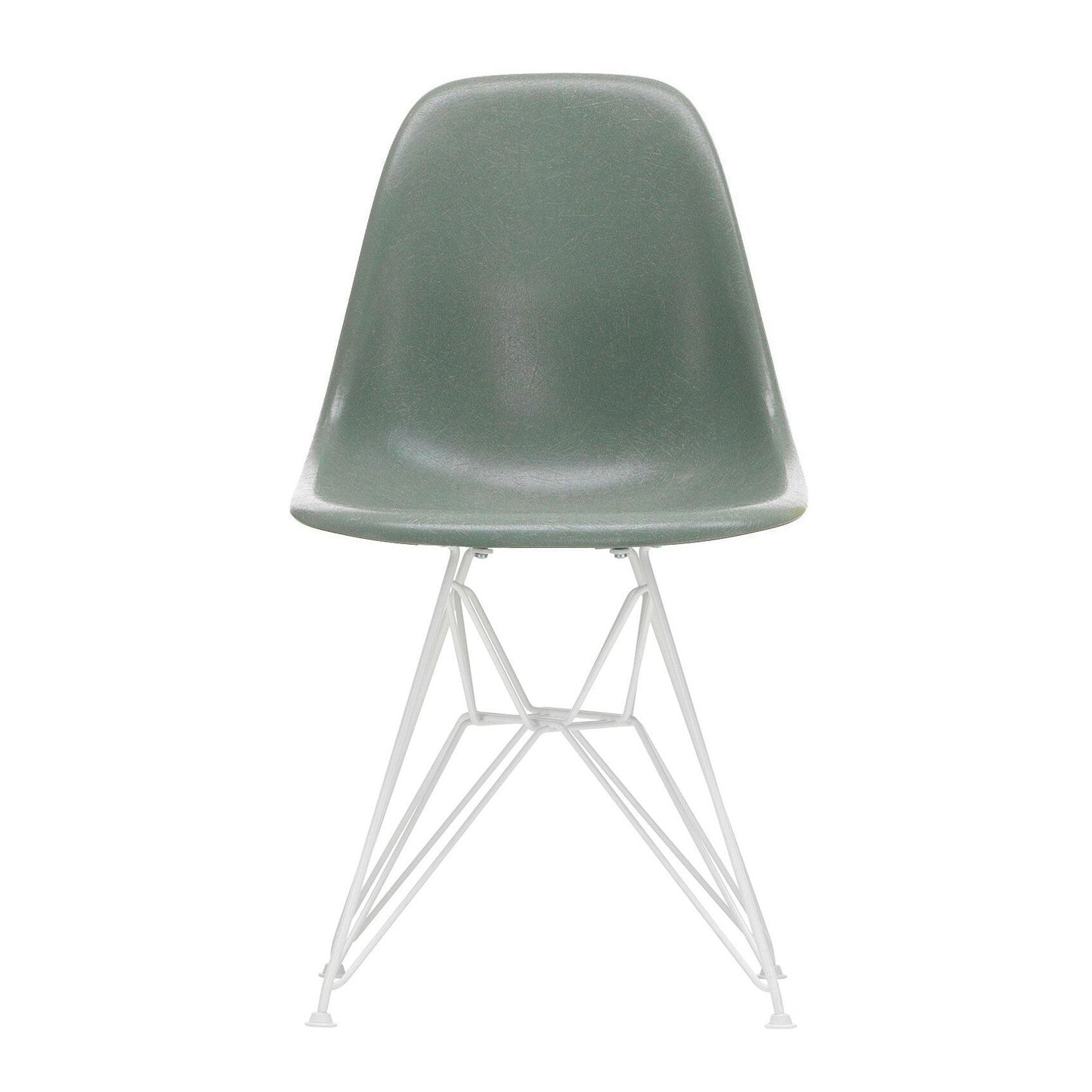 Eames Fiberglass Side Chair DSR weiß Weiß