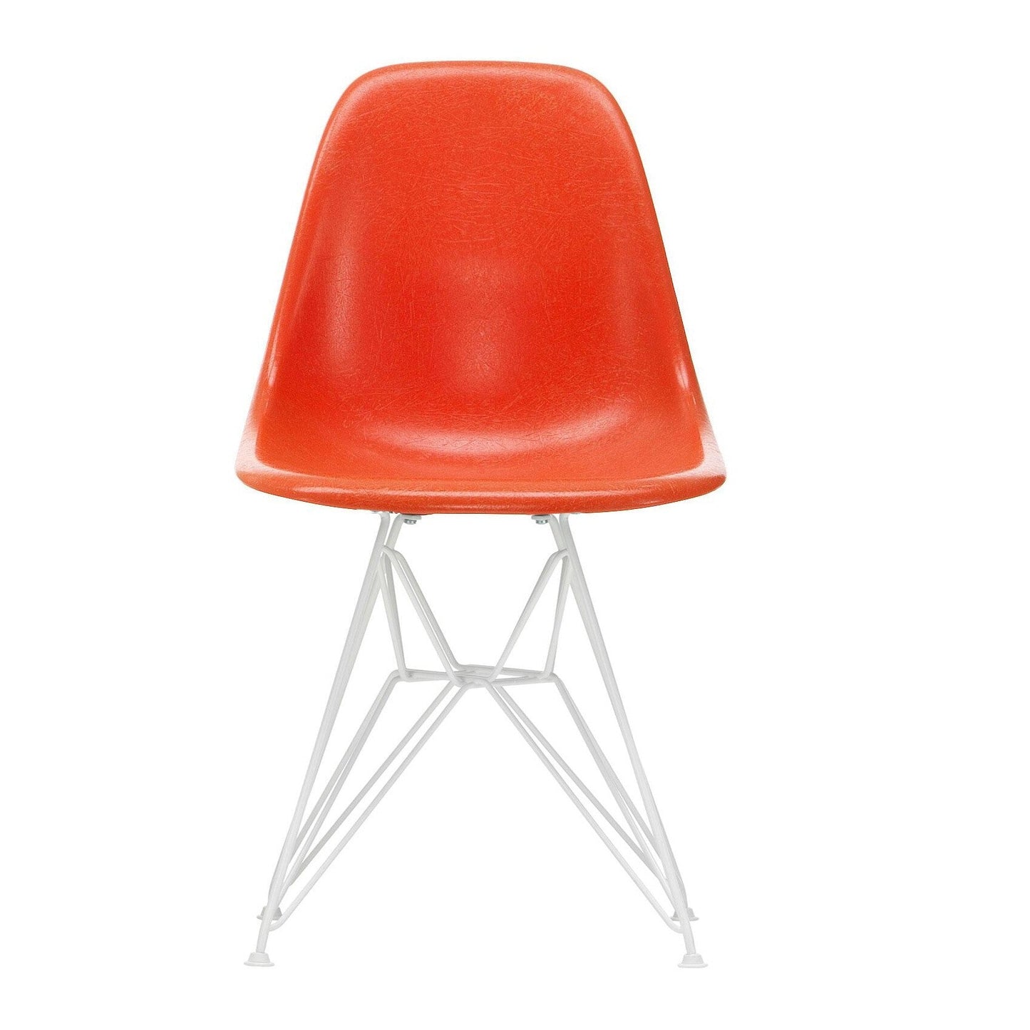 Eames Fiberglass Side Chair DSR weiß Weiß