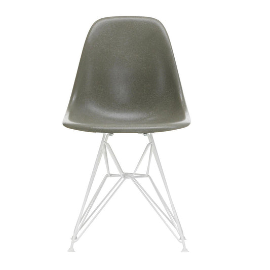 Eames Fiberglass Side Chair DSR weiß Weiß
