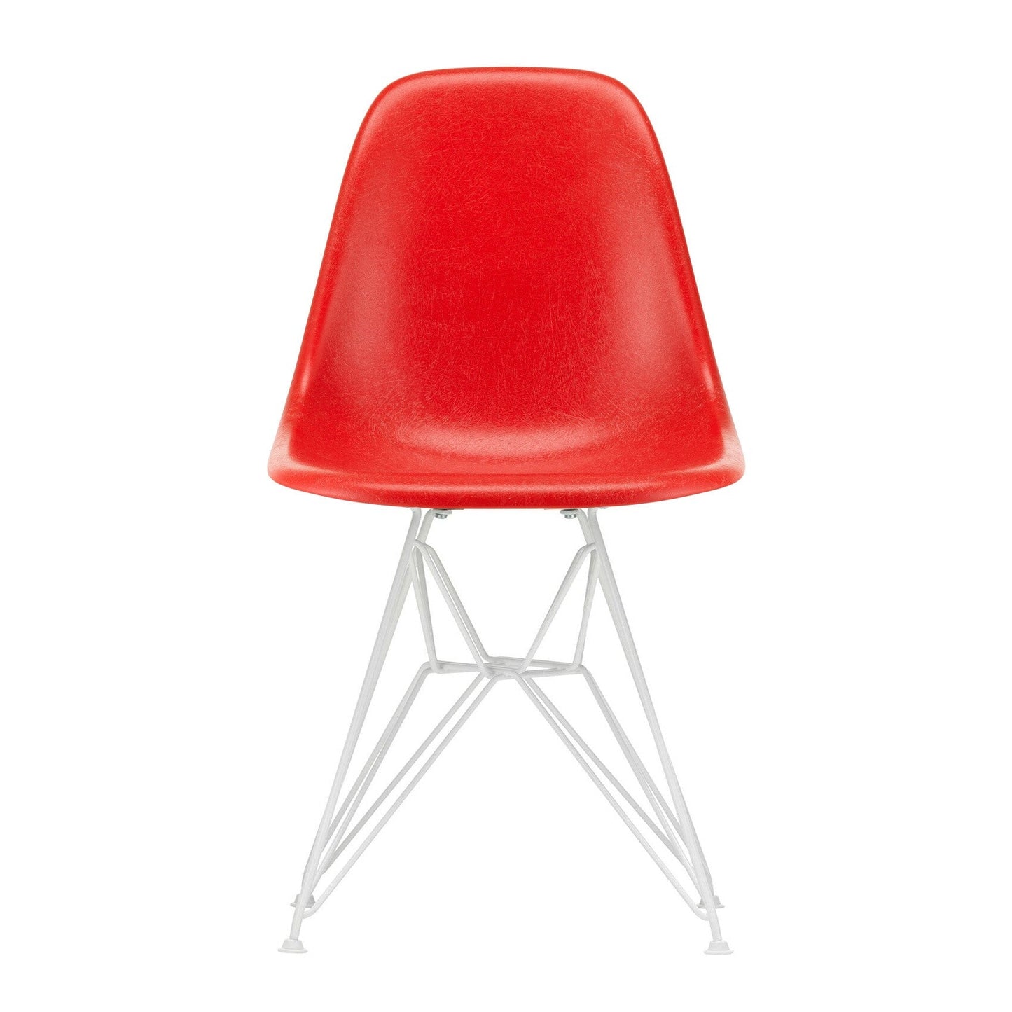 Eames Fiberglass Side Chair DSR weiß Weiß