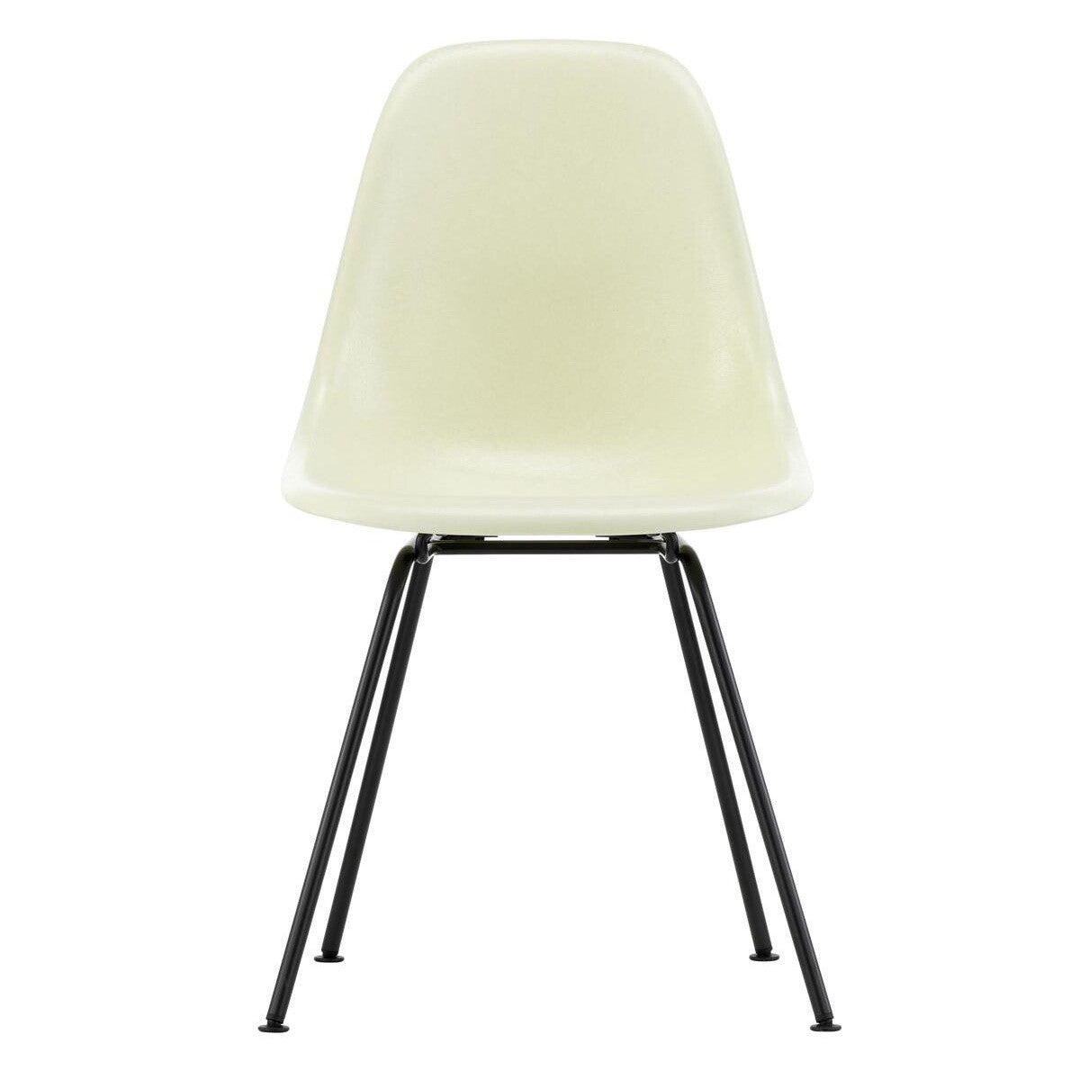 Eames Fiberglass Side Chair DSX schwarz Schwarz
