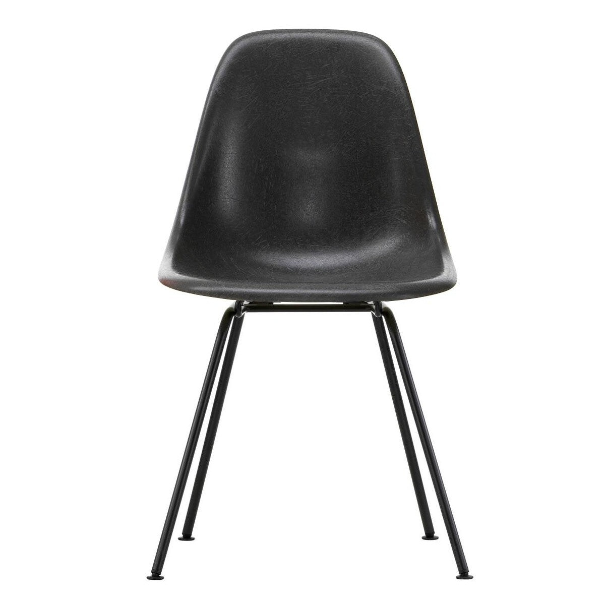 Eames Fiberglass Side Chair DSX schwarz Schwarz
