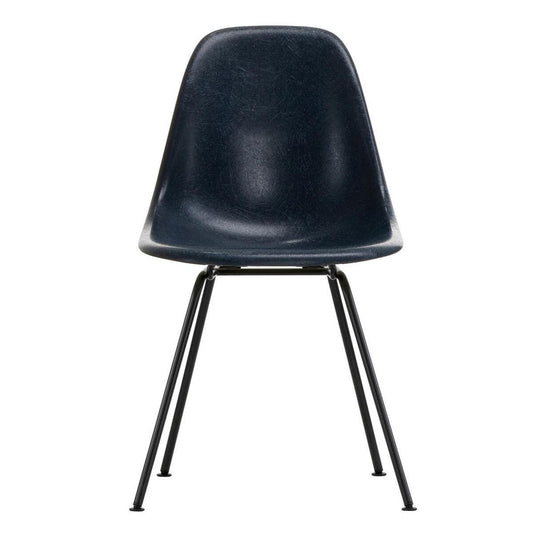 Eames Fiberglass Side Chair DSX schwarz Schwarz