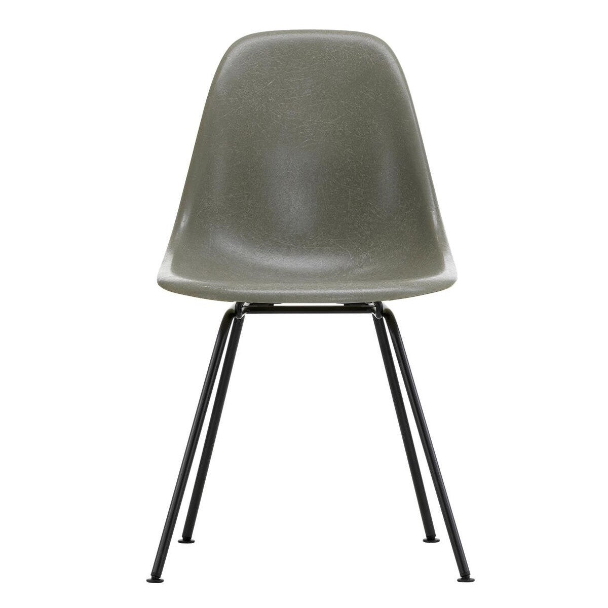 Eames Fiberglass Side Chair DSX schwarz Schwarz