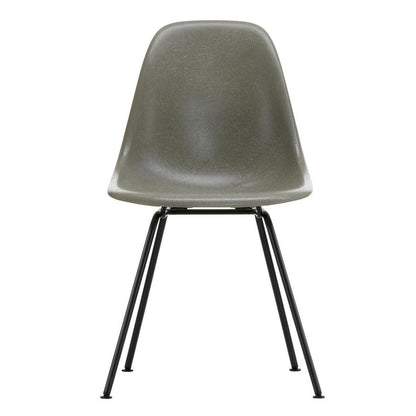Eames Fiberglass Side Chair DSX schwarz Schwarz