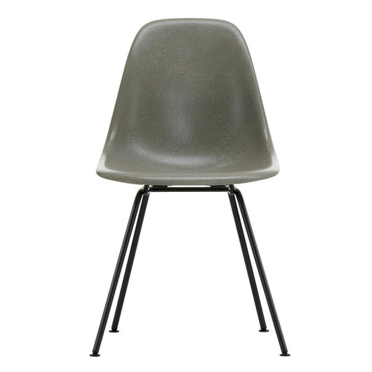 Eames Fiberglass Side Chair DSX schwarz Schwarz