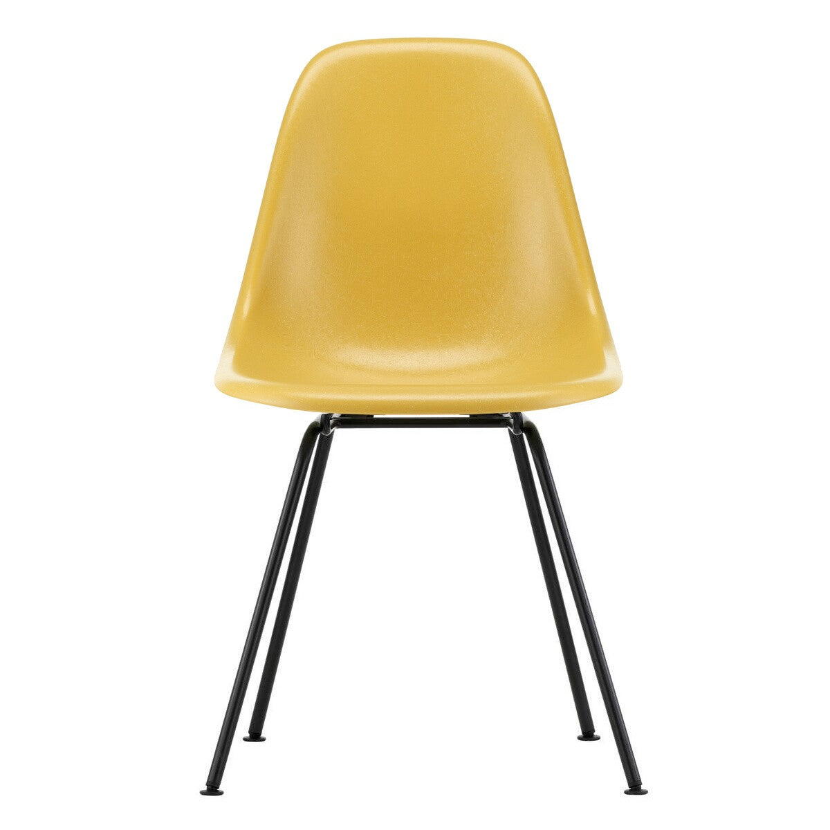 Eames Fiberglass Side Chair DSX schwarz Schwarz