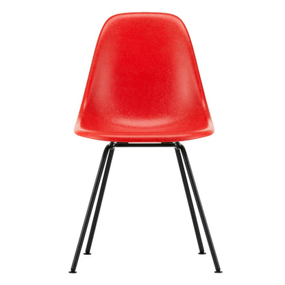 Eames Fiberglass Side Chair DSX schwarz Schwarz