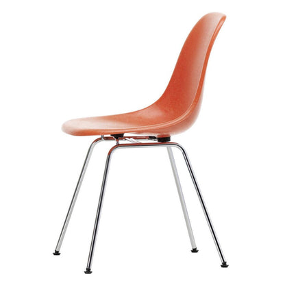 Eames Fiberglass Side Chair DSX verchromt