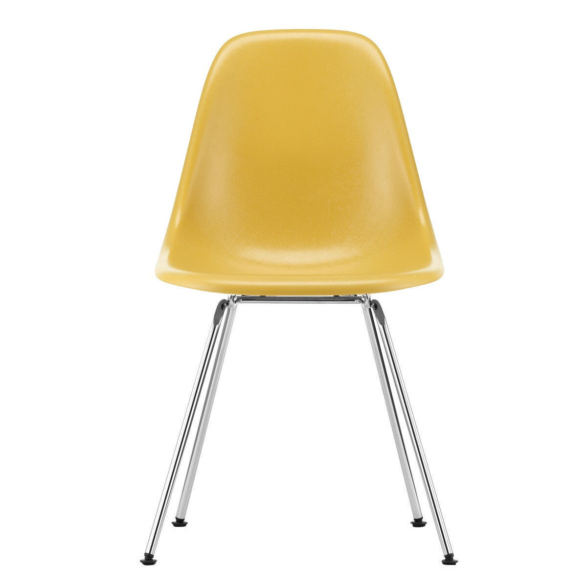 Eames Fiberglass Side Chair DSX verchromt