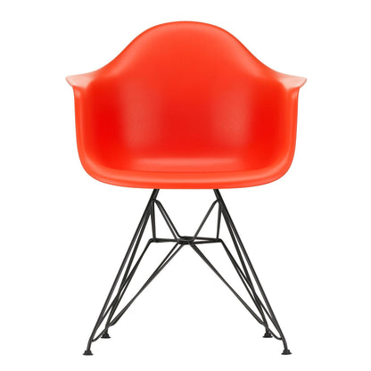 Eames Plastic Armchair DAR RE Gestell schwarz Schwarz