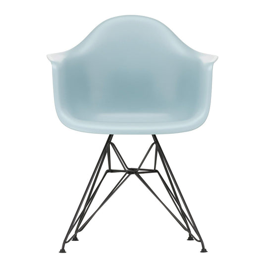 Eames Plastic Armchair DAR RE Gestell schwarz Schwarz