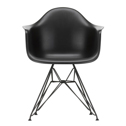 Eames Plastic Armchair DAR RE Gestell schwarz Schwarz