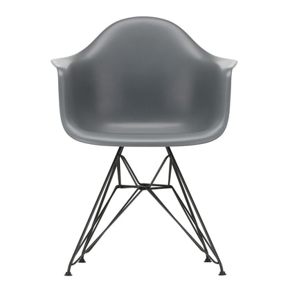 Eames Plastic Armchair DAR RE Gestell schwarz Schwarz