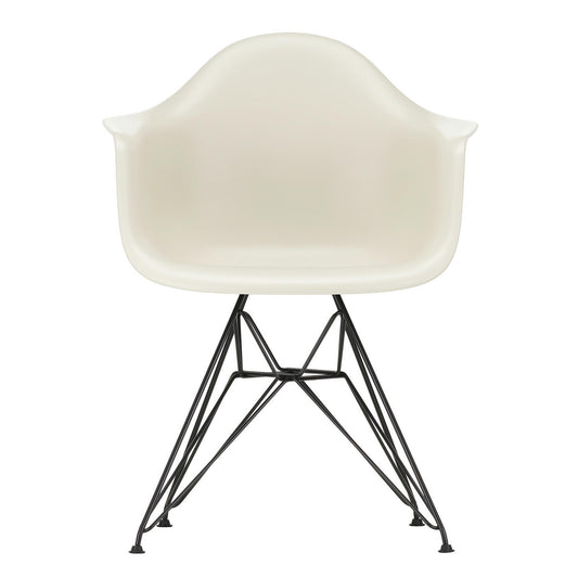 Eames Plastic Armchair DAR RE Gestell schwarz Schwarz