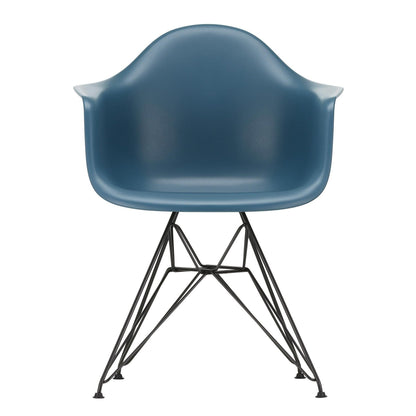 Eames Plastic Armchair DAR RE Gestell schwarz Schwarz