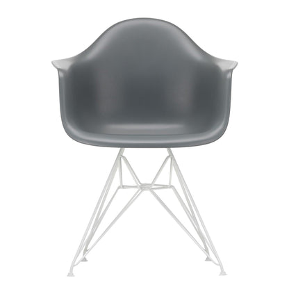 Eames Plastic Armchair DAR RE Gestell weiß Weiß
