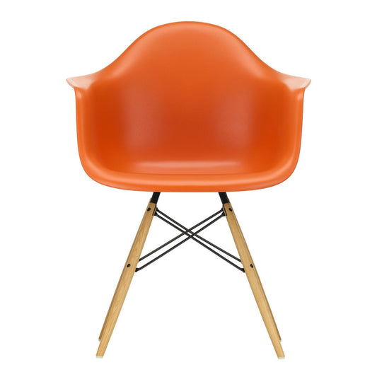 Eames Plastic Armchair DAW RE Gestell Esche Schwarz