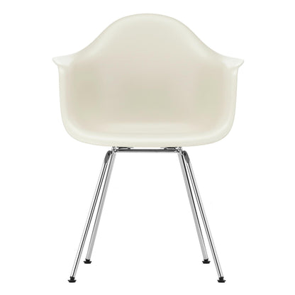 Eames Plastic Armchair DAX RE verchromt Schwarz