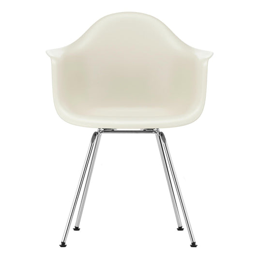 Eames Plastic Armchair DAX RE verchromt Schwarz