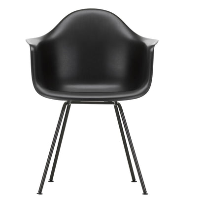 Eames Plastic Chair DAX RE Gestell schwarz Schwarz