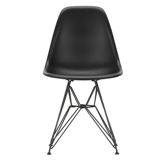Eames Plastic Side Chair DSR RE Gestell schwarz Schwarz