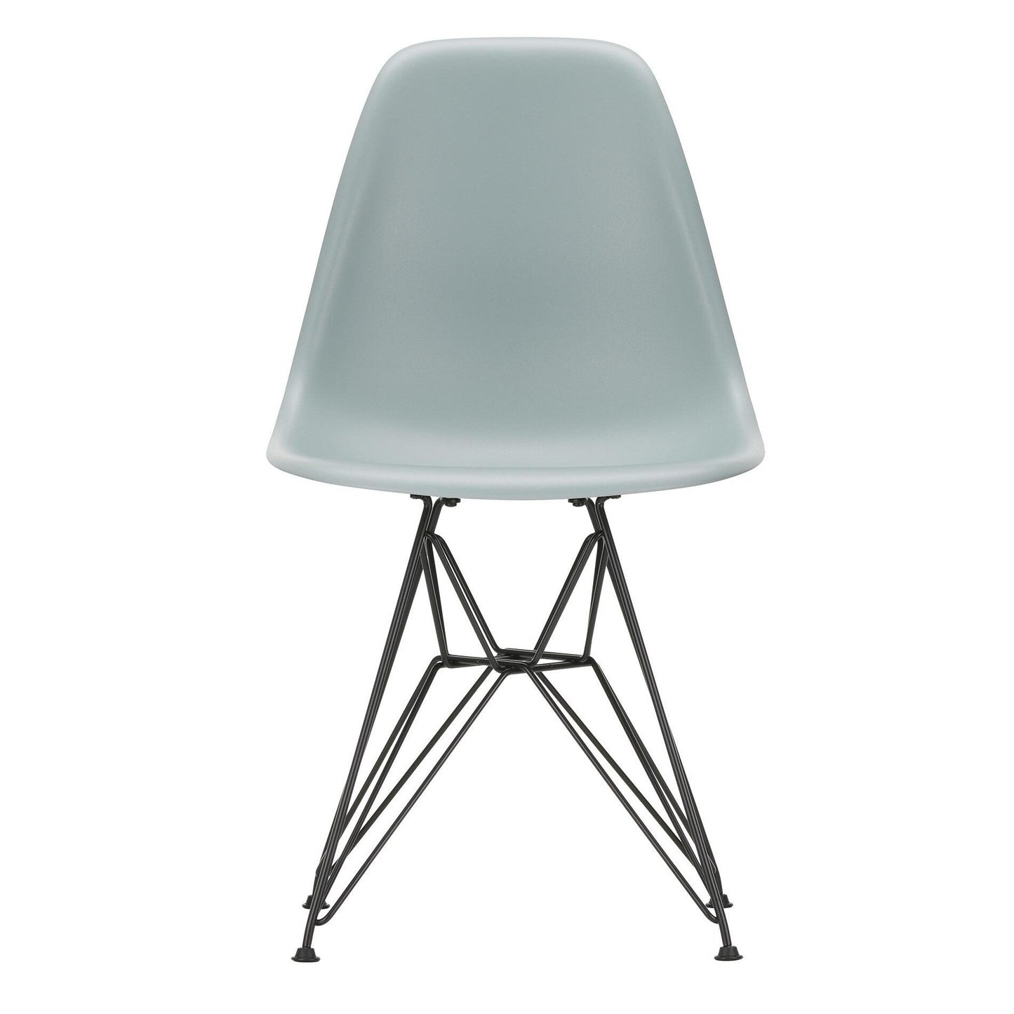 Eames Plastic Side Chair DSR RE Gestell schwarz Schwarz
