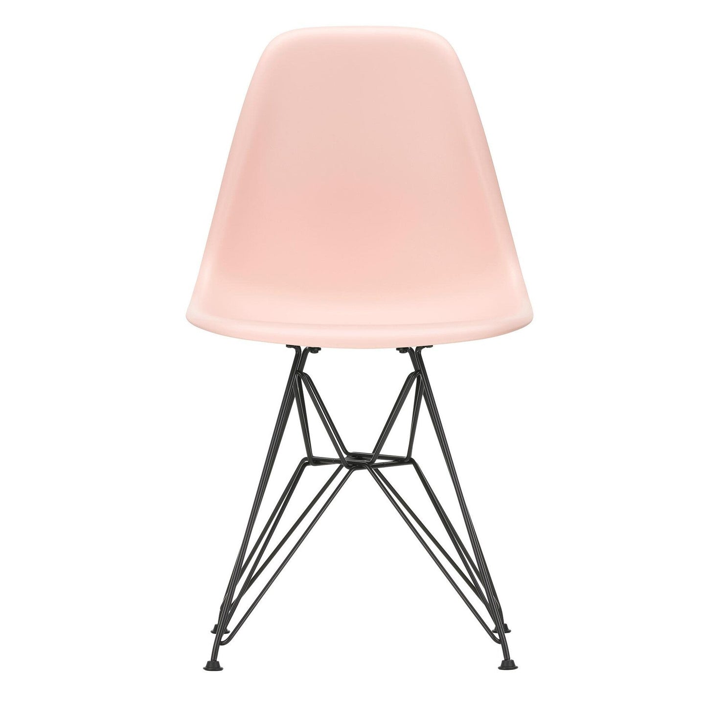 Eames Plastic Side Chair DSR RE Gestell schwarz Schwarz