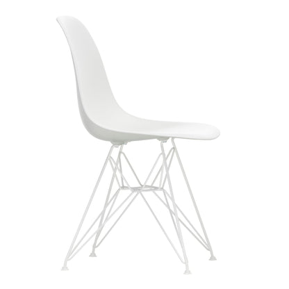 Eames Plastic Side Chair DSR Gestell weiß Weiß