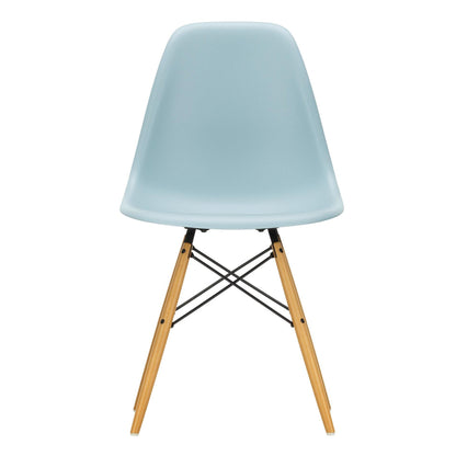 Eames Plastic Side Chair DSW RE Ahorn gelblich Schwarz