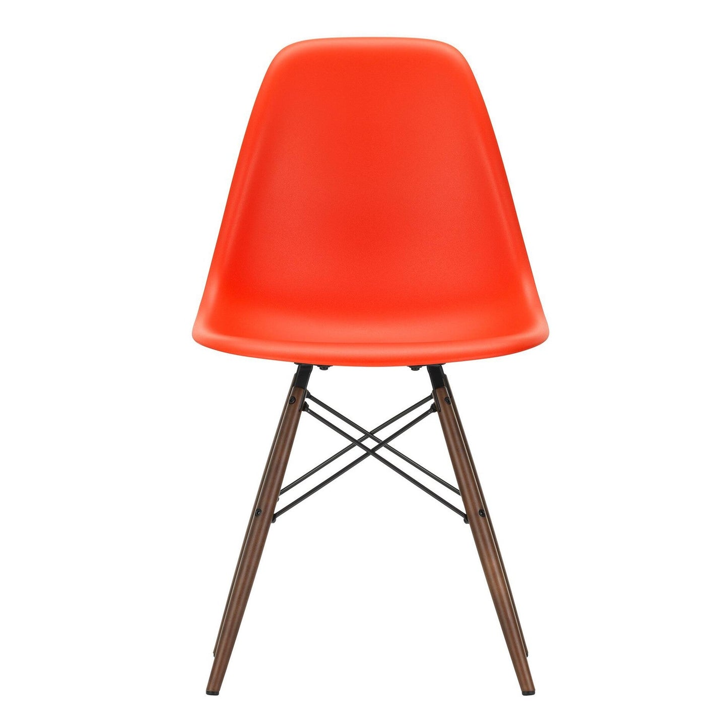 Eames Plastic Side Chair DSW RE Ahorn dunkel Schwarz