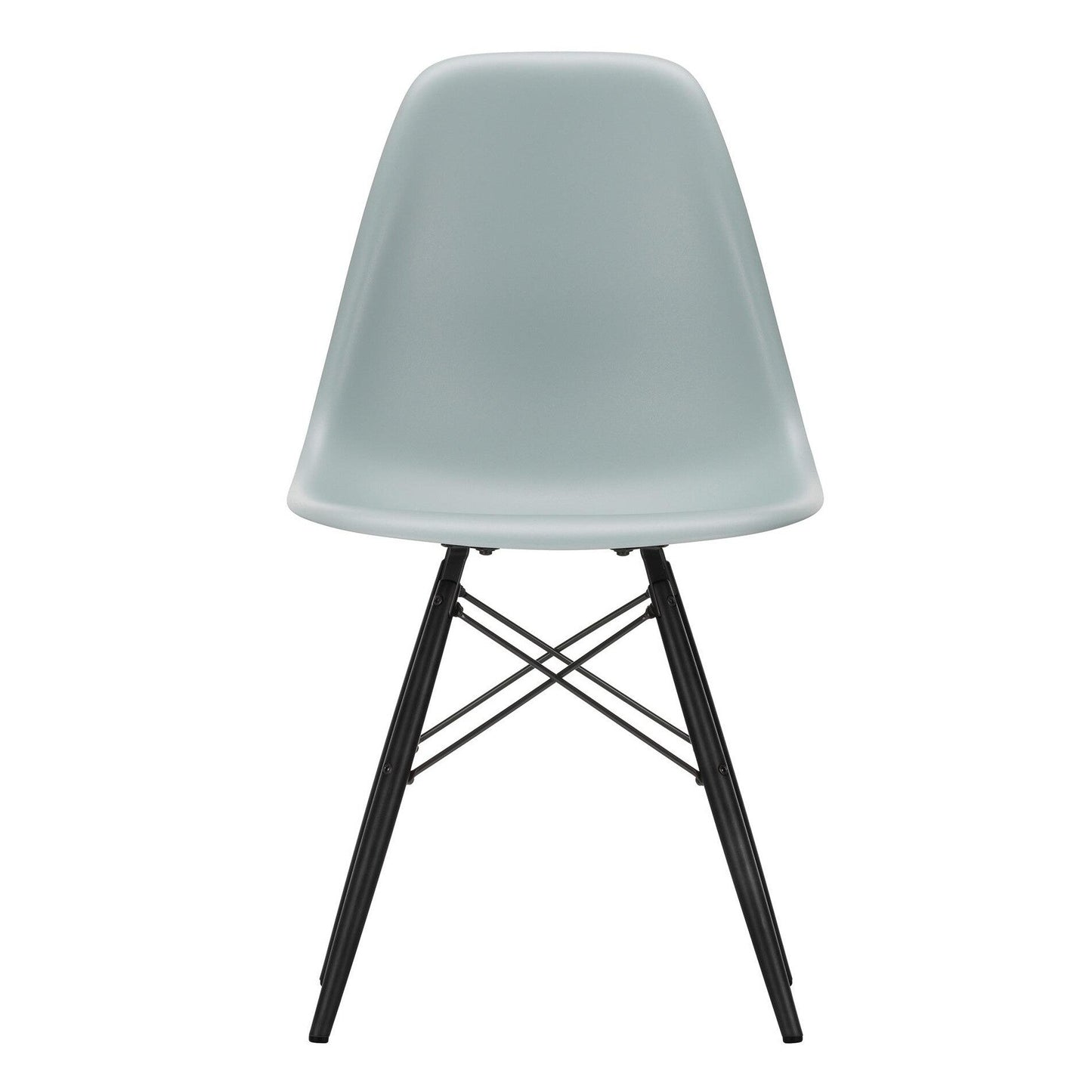 Eames Plastic Side Chair DSW RE Ahorn schwarz Schwarz
