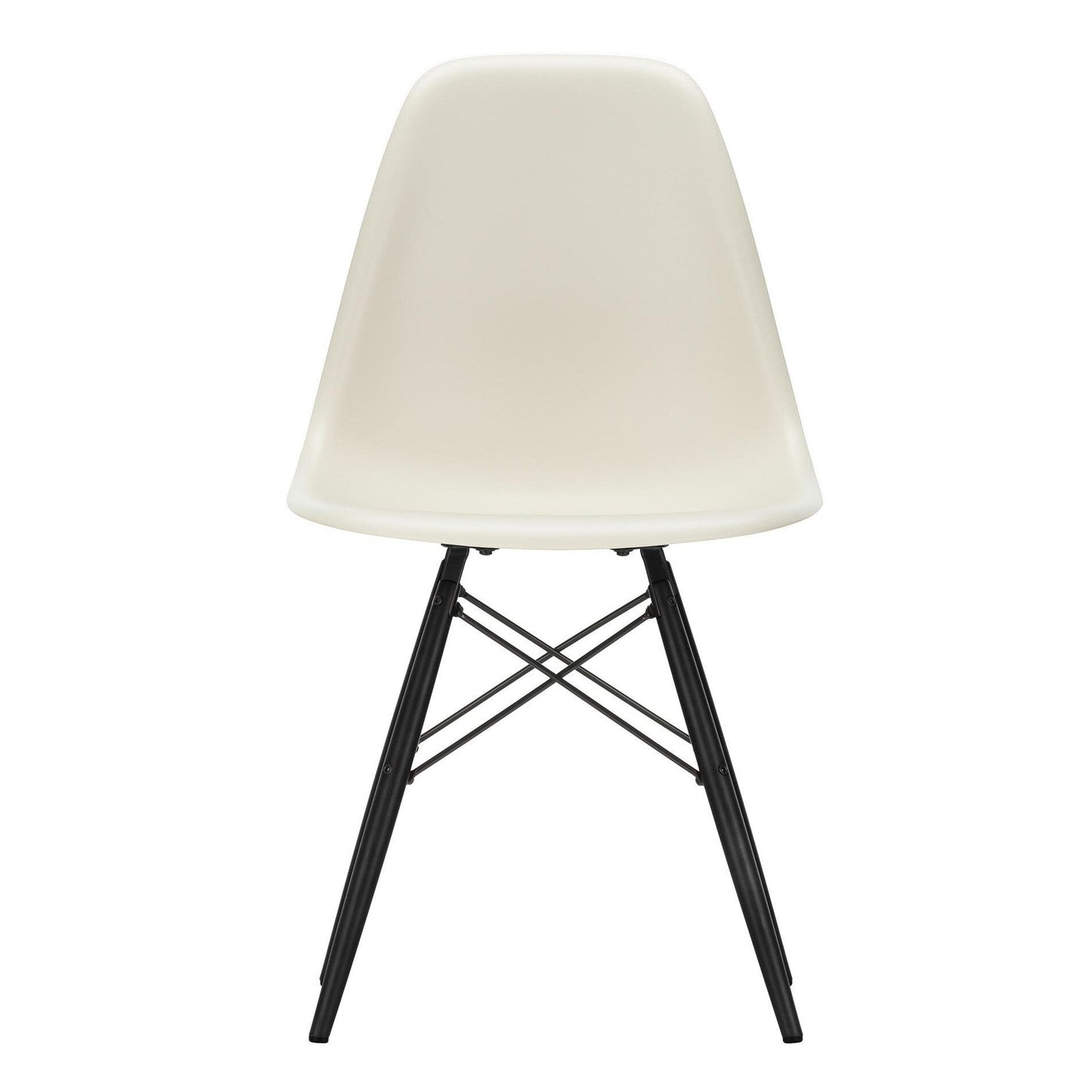 Eames Plastic Side Chair DSW RE Ahorn schwarz Schwarz