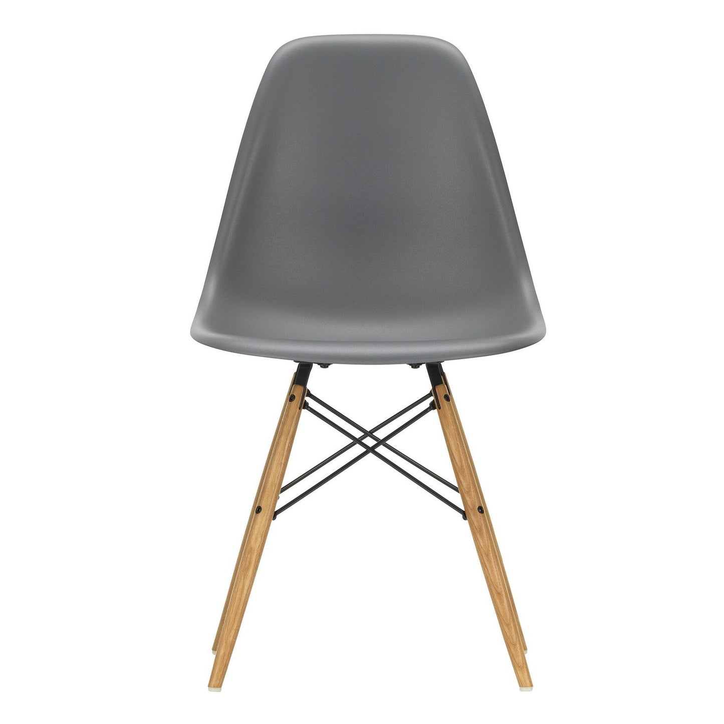 Eames Plastic Side Chair DSW RE Gestell Esche Schwarz