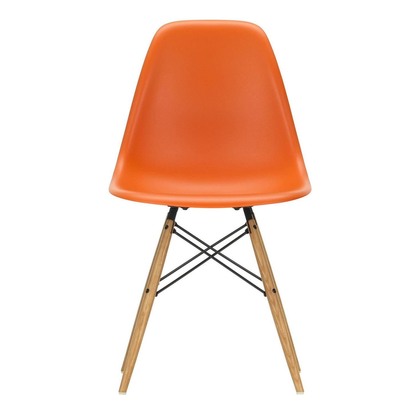 Eames Plastic Side Chair DSW RE Gestell Esche Schwarz
