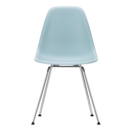 Eames Plastic Side Chair DSX RE verchromt Schwarz