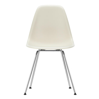 Eames Plastic Side Chair DSX RE verchromt Schwarz