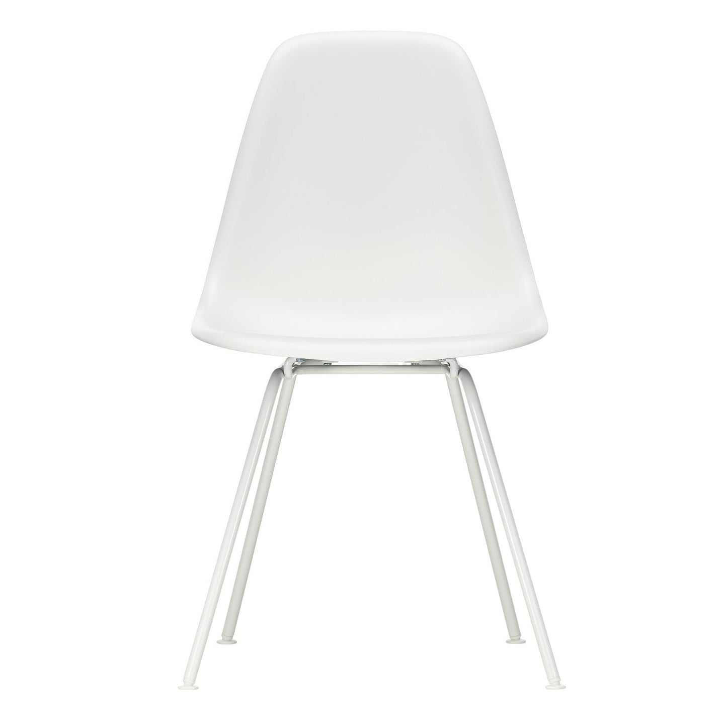 Eames Plastic Side Chair DSX Gestell weiß Weiß