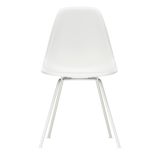 Eames Plastic Side Chair DSX Gestell weiß Weiß