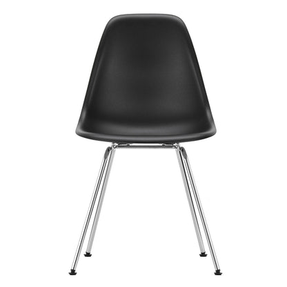 Eames Plastic Side Chair DSX RE verchromt Schwarz